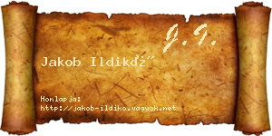 Jakob Ildikó névjegykártya